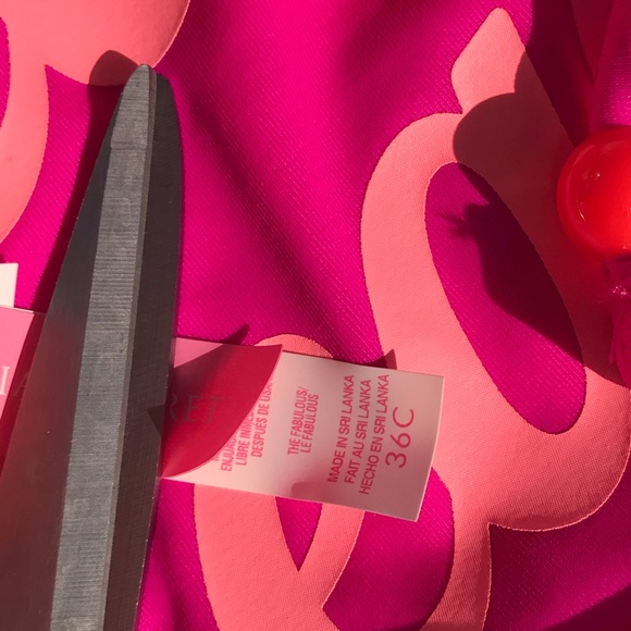 SOLD on posh USA xxx PINK VS bikini tangerine orange and pink - Picture 9 of 9